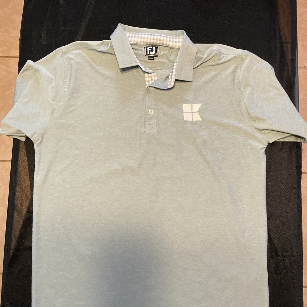 FootJoy Gray Golf Polo Shirt